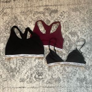 Calvin Klein bras
